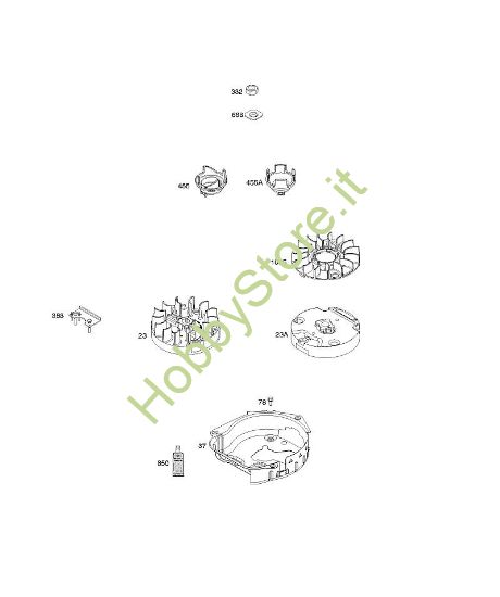 G - Volano B&S - 09 €¦ 09P702-0054-H1 brand Stihl